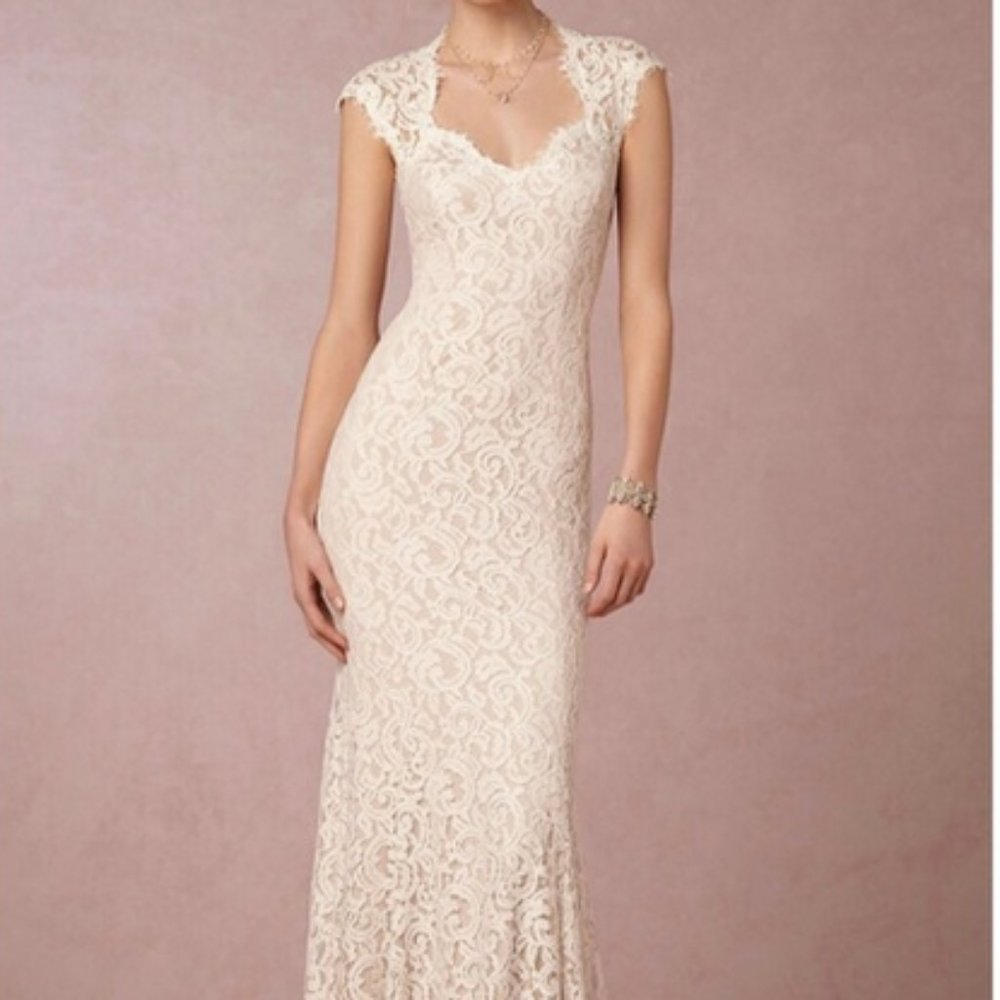 BHLDN Tadashi Shoji Marivana Gown, 4